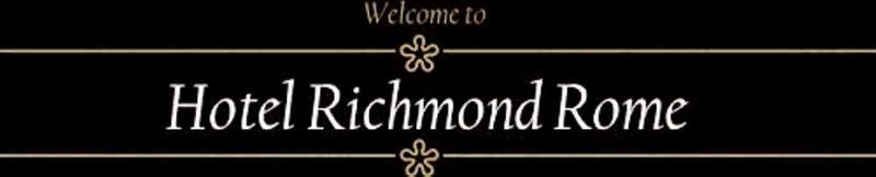 Hotel Richmond Roma Exterior foto